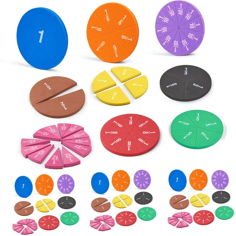 

Магнитные диски для изучения дробей, набор для обучения математике, учебные пособия для класса и дома, школьные принадлежности для детей, мальчиков и девочек