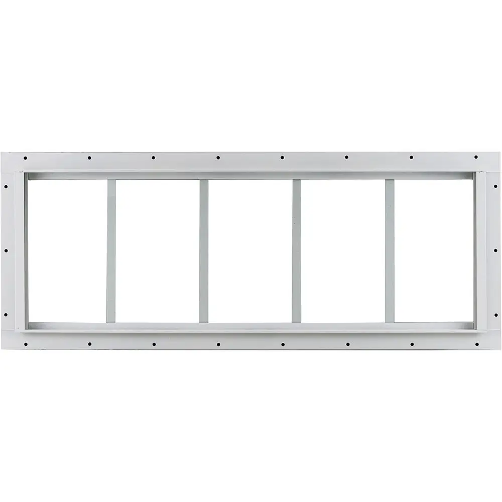10 x 29 White J-Channel Transom Window