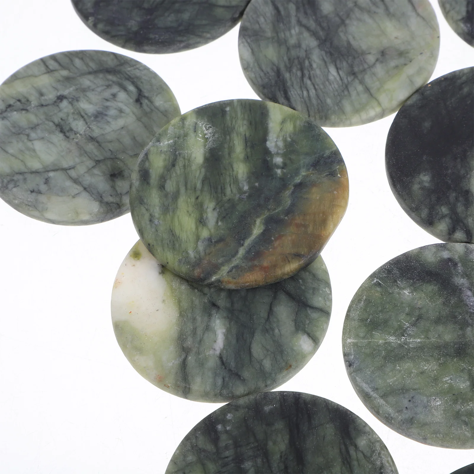 40 قطعة من أحجار الطفر المسطحة الطبيعية الصخور المائية لعبة الشاطئ وحمام السباحة في الهواء الطلق مشروع الحرف اليدوية ألعاب الشاطئ نهر روك #6