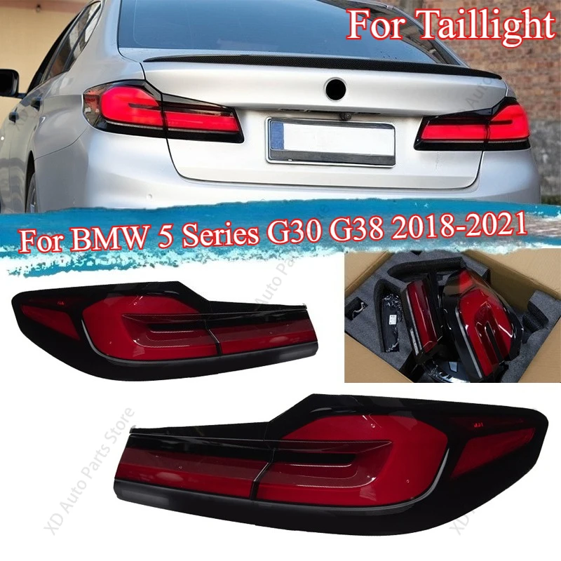 

Задний фонарь для BMW 5 серии G30 G38 2018-2021, комплекты задних фонарей, светодиодные указатели поворота, аксессуары для тюнинга кузова