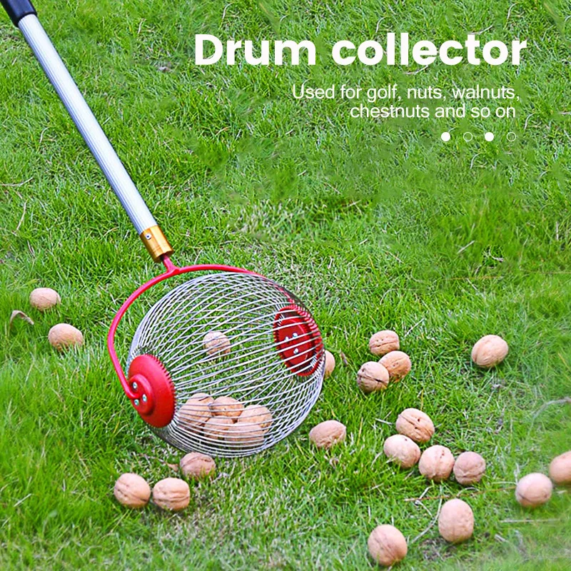 

Nut Gatherer Roller Tool Walnut Picker Upper with Telescopic Handle for Walnut Pecan Hickory Chestnut Buckeye