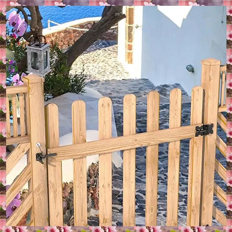 

2025 3PCS Door Latch With Spring Puller, Fence Door Lock, Fence Lock Small Lock With Rope, Suitable For Fence Gates Easy Install
