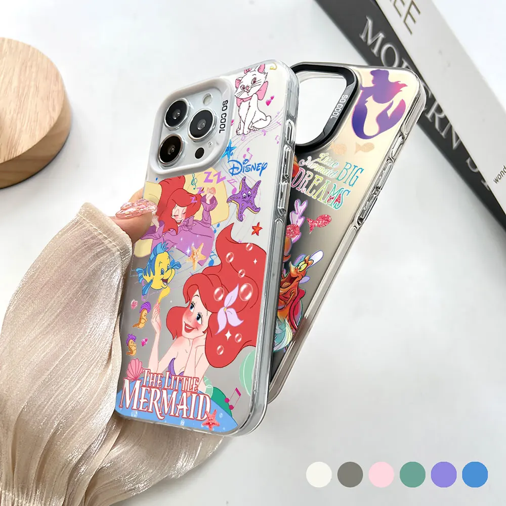 Cartoon The Little Mermaid Ariel Phone Case For Redmi Note 13 12 12R 11 11SE 10 10T 9 9S 8 7 11E 11S 12S 10S Pro Plus Max Cover