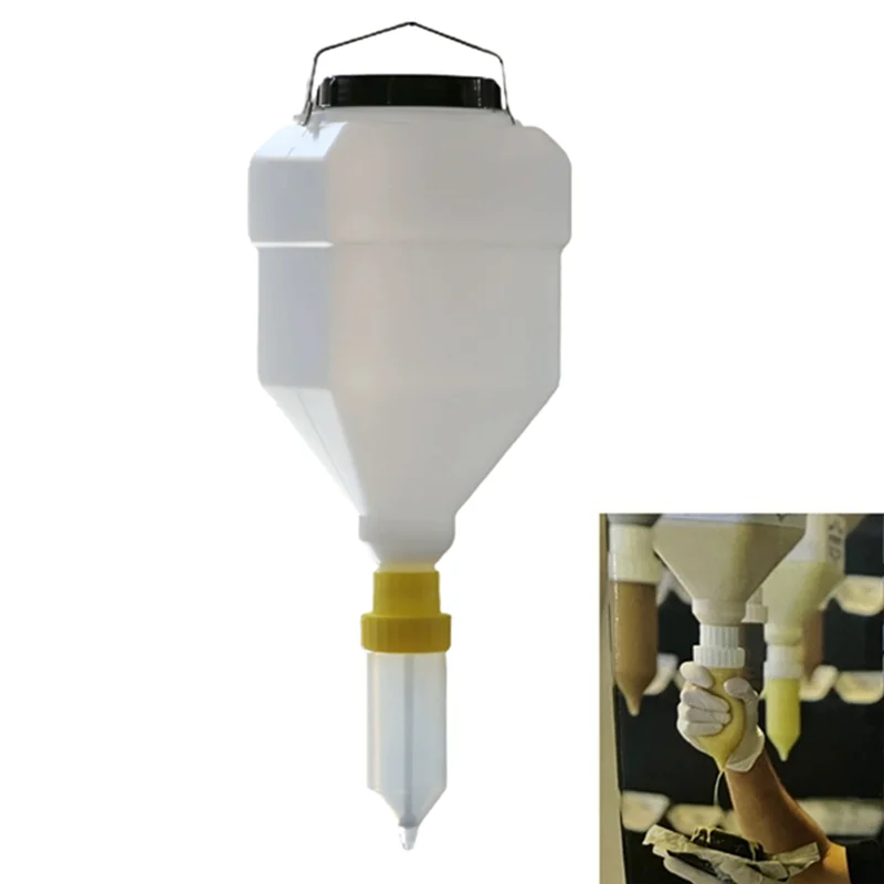 Dozownik do sosów wiszący LITE-3.5L, butelka na sos o dużej średnicy, butelka do wyciskania sosów, butelki do wyciskania przypraw