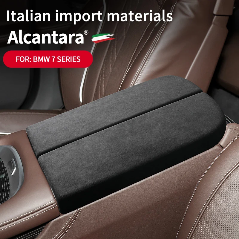 Car Accessories For BMW 7 Series G11 G12 2016 2017 2018 2019 2020 2021 2022 Alcantara Console Central Armrest Case Lid Box Cover