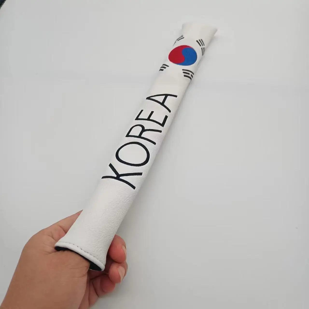 Golf Alignment Stick Cover -Korea Flag Design Position Role Stick Golf Wood Iron Headcovers