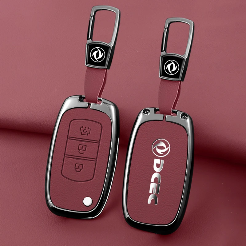 Alloy Car Key Cover Remote Fob Case Protector Keychain Holder Auto Accessories For DFSK Dongfeng Fengguang 580 DFM Glory 560 500