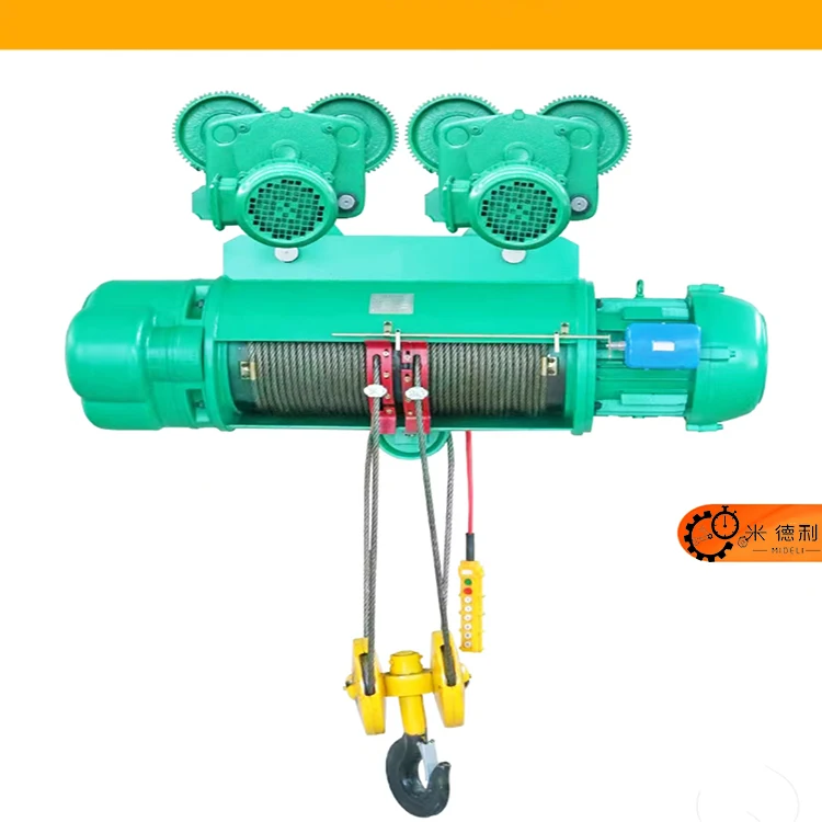 CD MD Type Customized Motor Lifting Hoist Winch For Warehouse