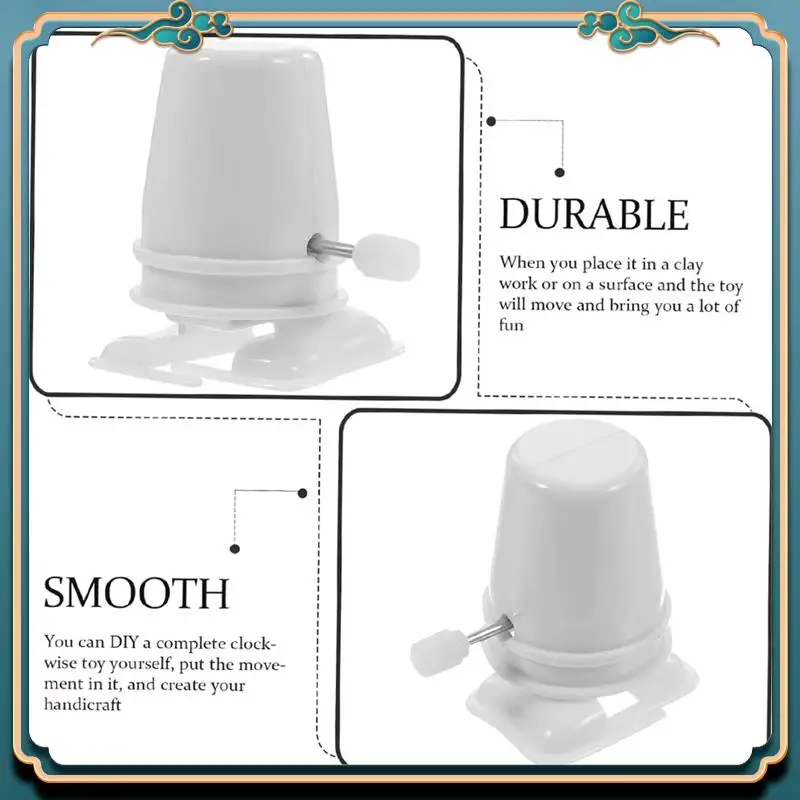 ABJG-120Pcs روبوت على شكل عقارب الساعة للأطفال آلية حركة الريح ألعوبة