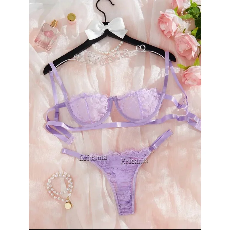 Rode bloemen kanten kousenband lingerie set met choker dames intimi 2022, beugelbeha en strings dames ondergoedset