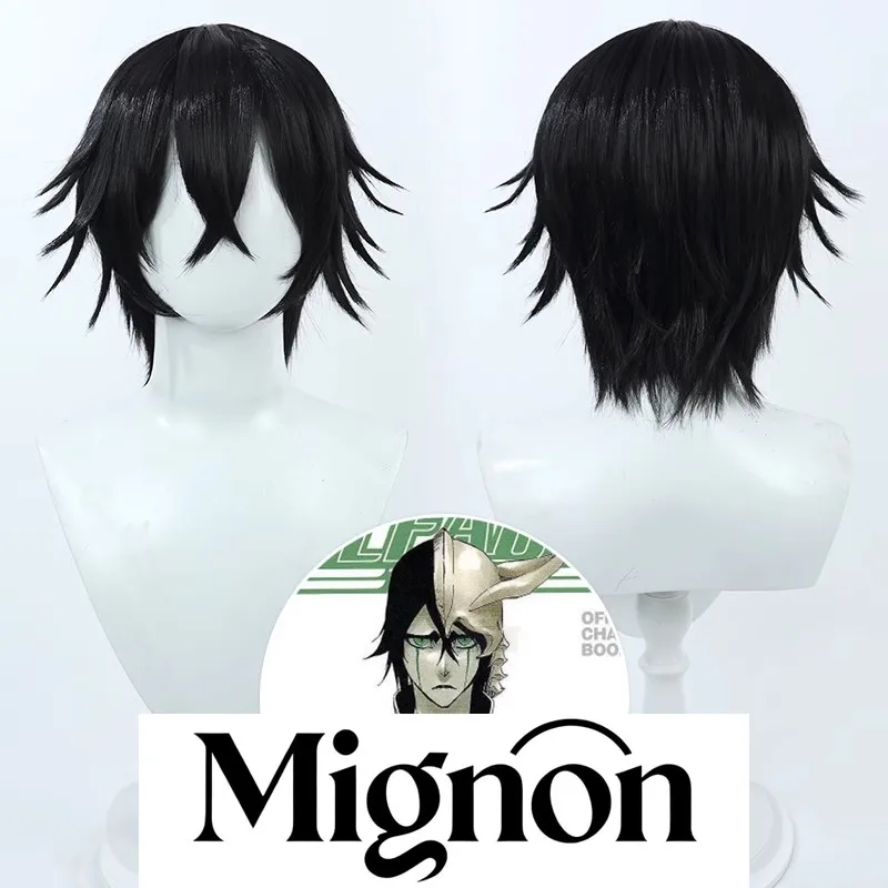 

Bleach Ulquiorra Schiffer cosplay wig silicone scalp Halloween gift