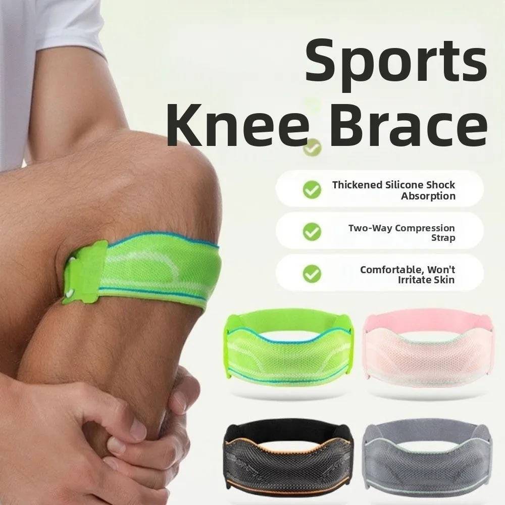 

Compression Sports Patella Strap Breathable Non-Slip Design Knee Brace Patellar Tendon Stabilizer Shock Absorber