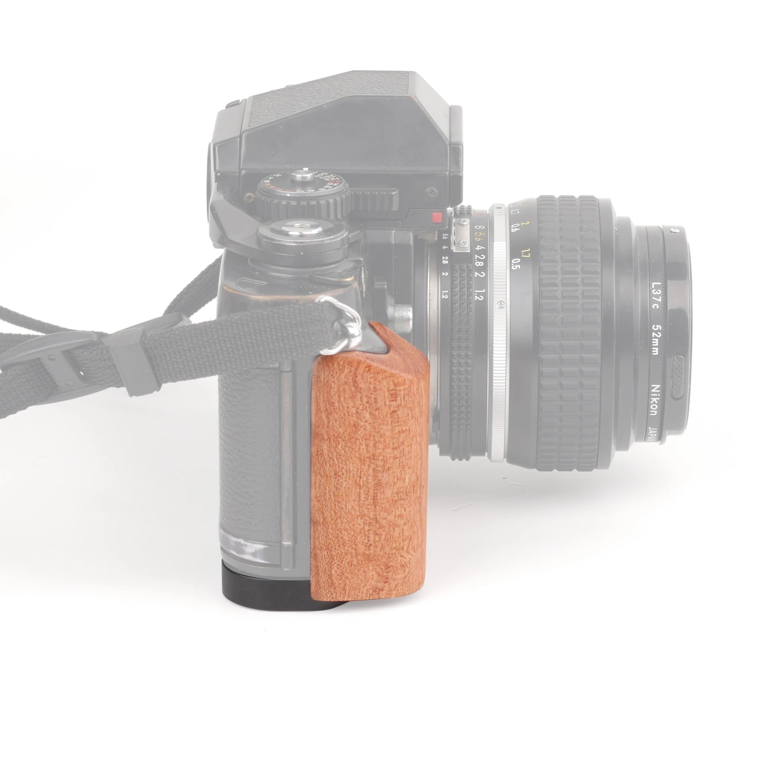 Placa base de madeira em forma de L VLOGMAGIC para câmeras de filme Nikon F3 F3HP F3T F3AF