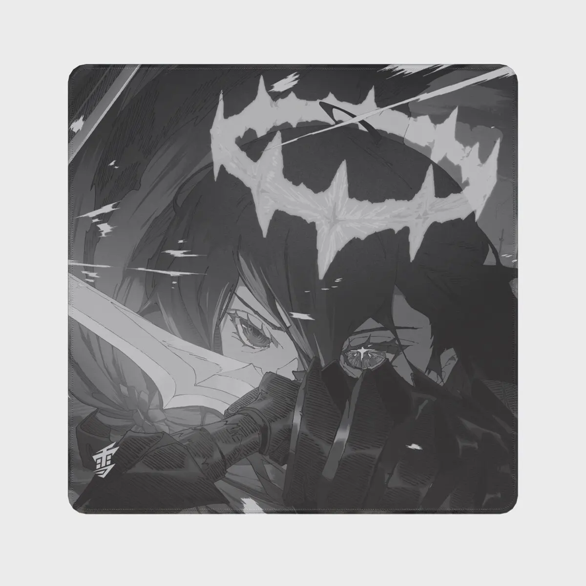 Custom Black White Contrast Aesthetic Gaming Mat, Rare Find Premium Collection for Competitive Esports Tactical Gift