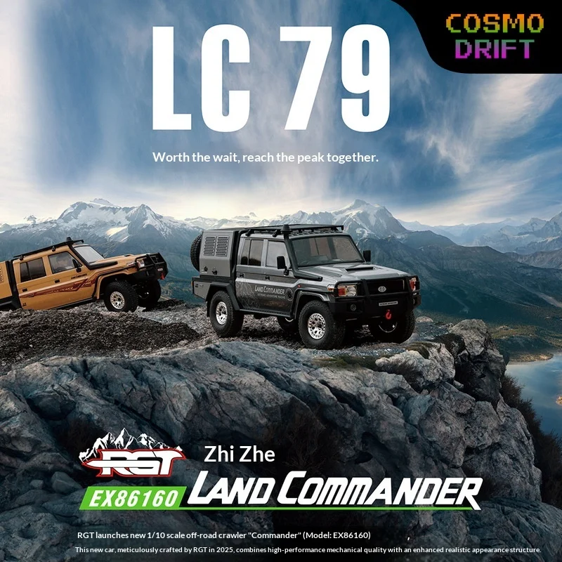 Hot Selling RGT EX86160 1/10 LC79 Land Commander 4WD RC Rock Crawler Electric Off-Road Truck Simulation Hobby Car for Adults