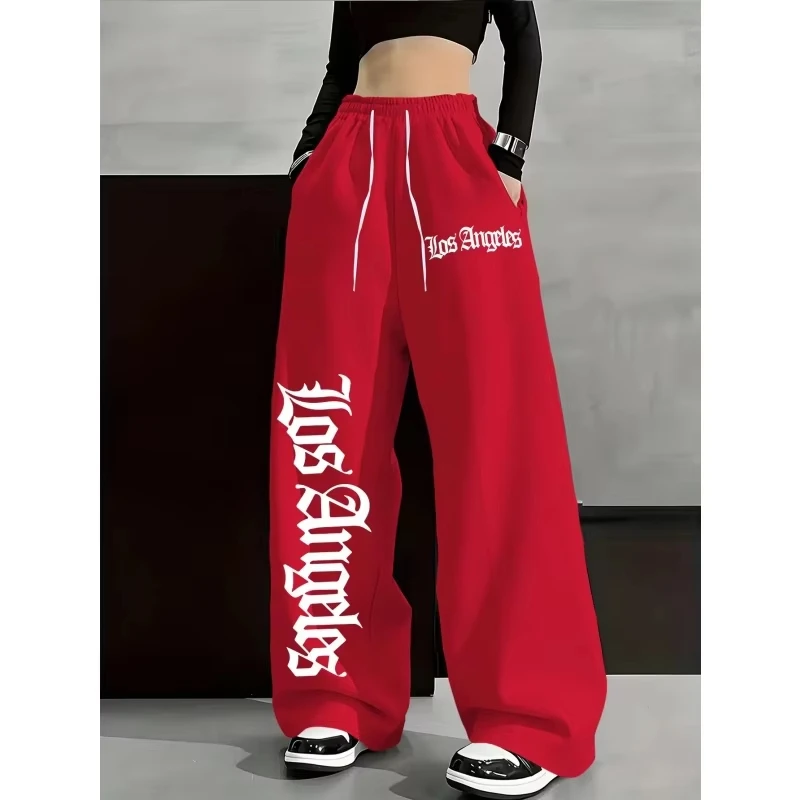 2026 New Women's and Children's Letter Printed Y2k Pants - Comfortable, Breathable, Quick Drying, Loose Casual Pants