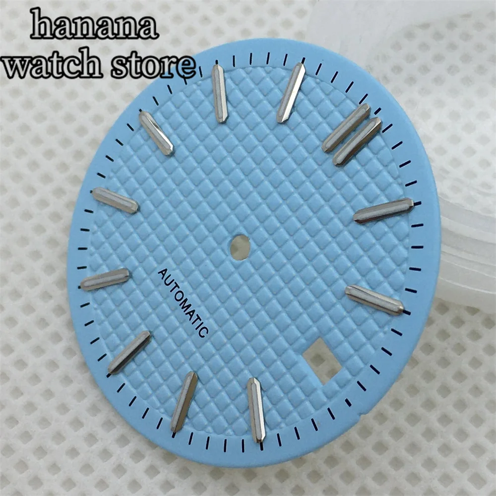 قرص أسود وأبيض مقاس 31 ملم لتناسب NH35 NH36 ETA 28362824   ميوتا 8205/8215/821A لؤلؤة 2813/3804 نافذة تاريخ الحركة علامة مؤشر فضية