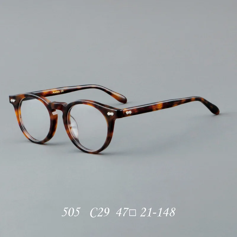 

Niche retro literary oval glasses frame male Japanese designer personality fashion optical prescription myopia glasses female