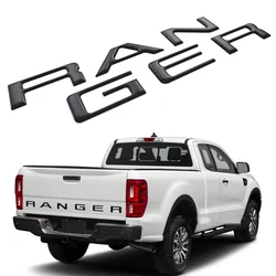 Auto 3d abs Heck koffer Chrom Buchstaben Logo Abzeichen Emblem Aufkleber Styling Aufkleber für Ford Ranger Wildtrack Pickup Truck Zubehör