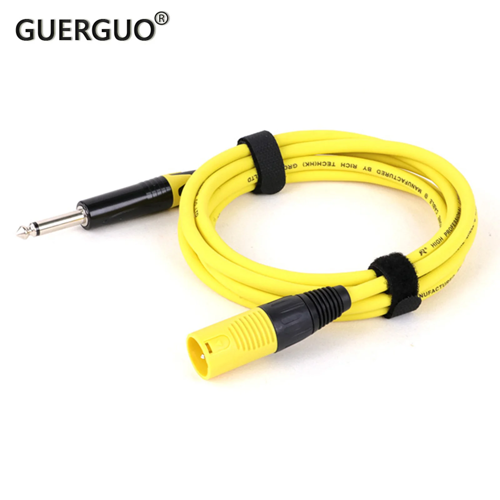 

0.3M-15M Jack 6.35mm TS Male To 3Pin XLR Female/Male Plastic Connectors Audio Cable for Speaker Guitar Amplifier AMP Mixer Etc