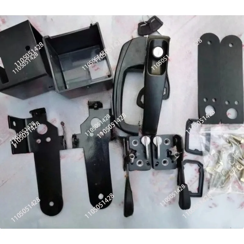 Original factory Tractor accessories, new driver's cab glass door  assembly, door handle complete set