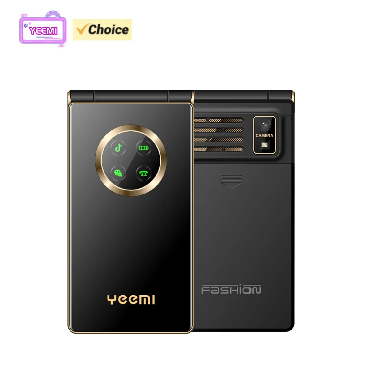 Originale Brand New Yeemi M3-1 Cellulare GSM 2G 2.8 pollici HA CONDOTTO LA Luce Dual SIM 8MP Fotocamera Flip Grande Tastiera Voce Forte Telefono