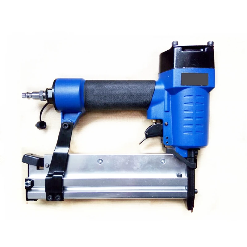 2-in-1 Pneumatic Air Stapler SF5040 Staight Crown Staple Stapling Gun Nail Nailer Machine
