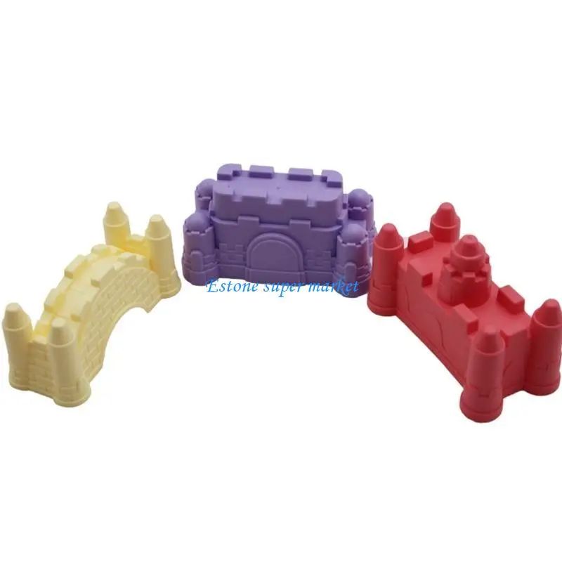 090B zandmodellering Sandbox speelgoed voor Kiddie Sand Sculpture Plastic Mold Seaside Toy Molds 7pcs Beach Water For Play Toy F