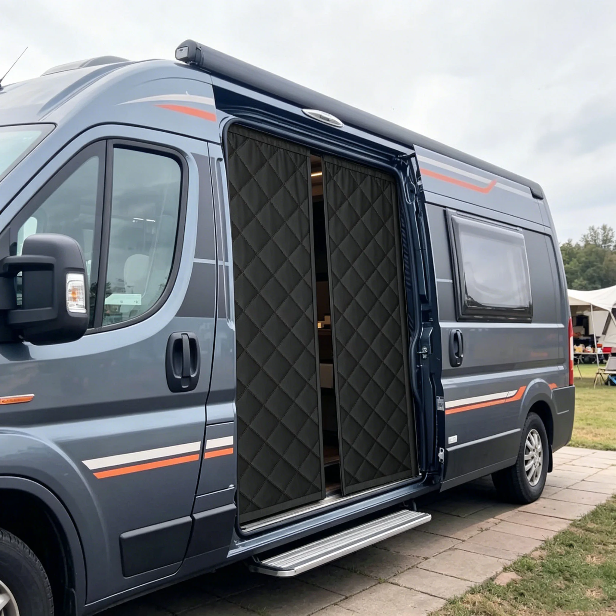 

Magnetic Thermal Door Curtain for Fiat Ducato Peugeot Boxer Citroen Relay 2006+ Camper Van Insulated Cover