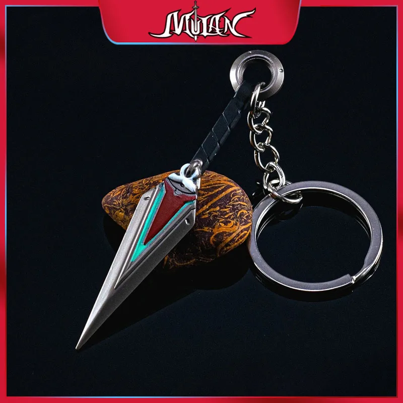 

8CM Game Weapons Model Keychain Pendant High Detail Realistic Replica Craft Collectible Ornament Cosplay Gift Desk Decor Boy Toy