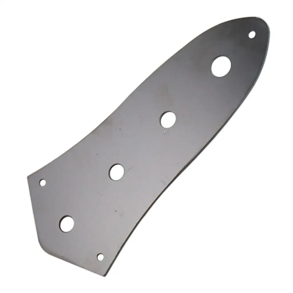 Replacement Parts Bass Control Plate Loaded Cover Metal Hardware 4 Hole Layout for Jazz Bass Repair view 6