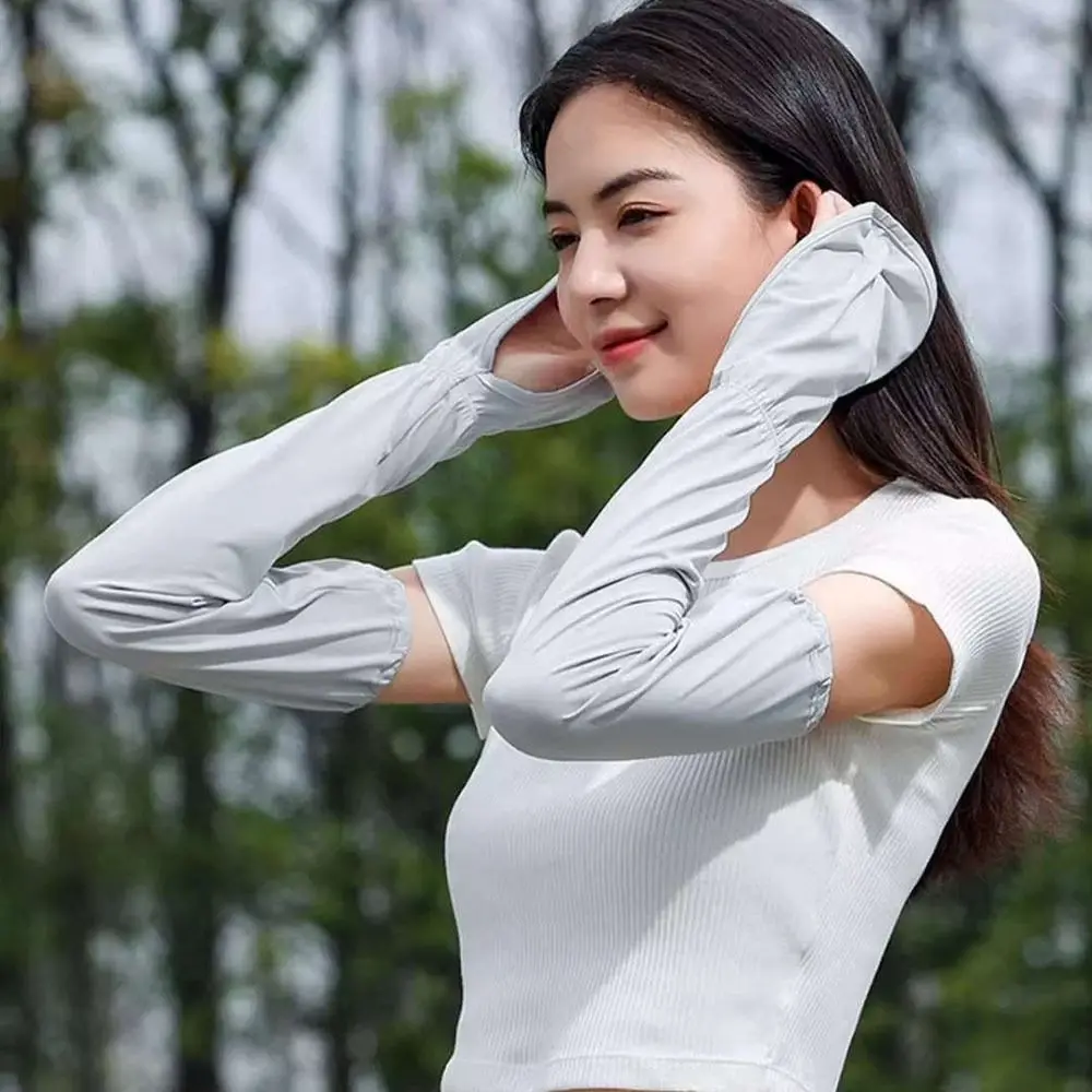 NEW Breathable Cooling Sleeves UV Protection Slim Fit Arm Sleeves Compression Sleeve Outdoor Cycling