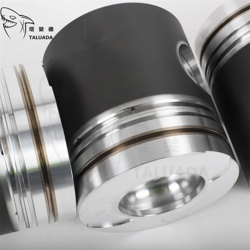 

For Piston Daewoo Doosan DH280 DH330 Piston D2366 Engine Parts Piston 6 PCS 1 SET DH280-3 Excavator Parts 0778