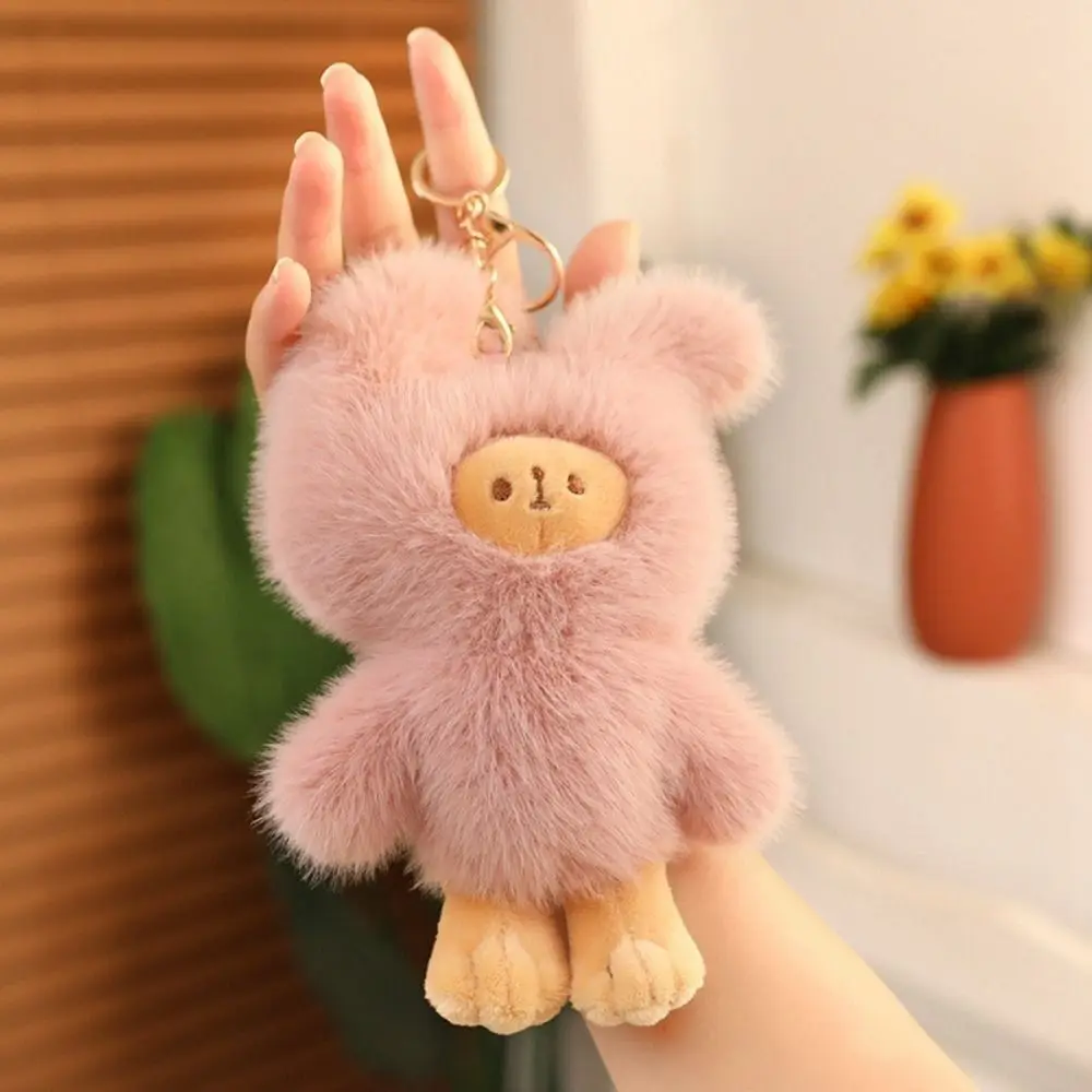 Cute Plush Key Ring Animal Gift Car Key Chain Rabbit Bag Pendant