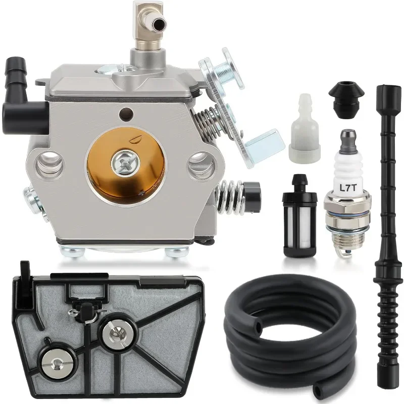 Carburetor for Stihl 028 028AV SUPER Walbro WT-16B Tillotson HU-40 Fuel Line Replaces for Stihl 1119-358-7700
