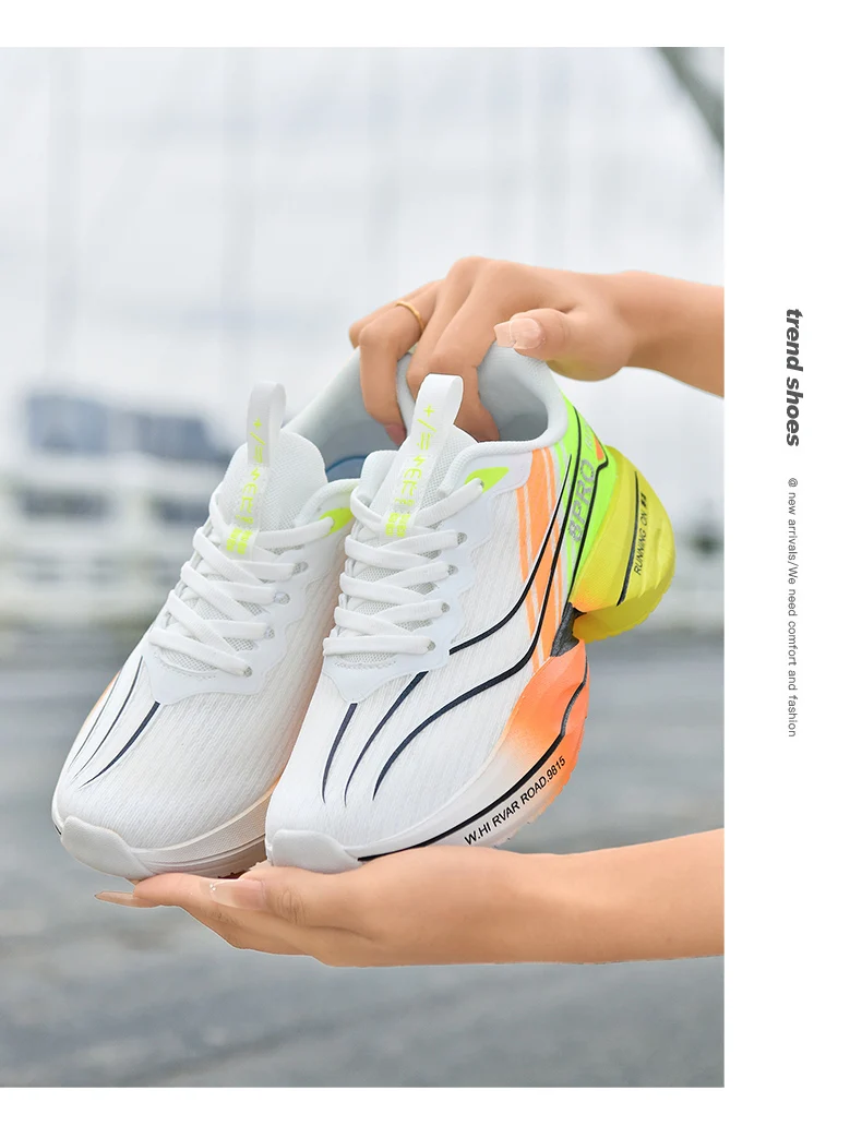 Herren-Laufschuhe mit Carbonplatte, Marathon-Spezialität, atmungsaktiv, leicht, bequeme Damen-Sportschuhe, Prime – Detail 20