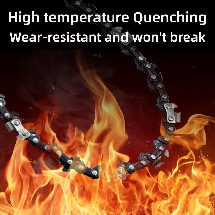 Cadena de motosierra de 10 pulgadas S40 3/8" LP Pitch.050" Calibre 40 eslabones de transmisión Cadenas de repuesto de 10 pulgadas compatibles con Remington Greenwo
