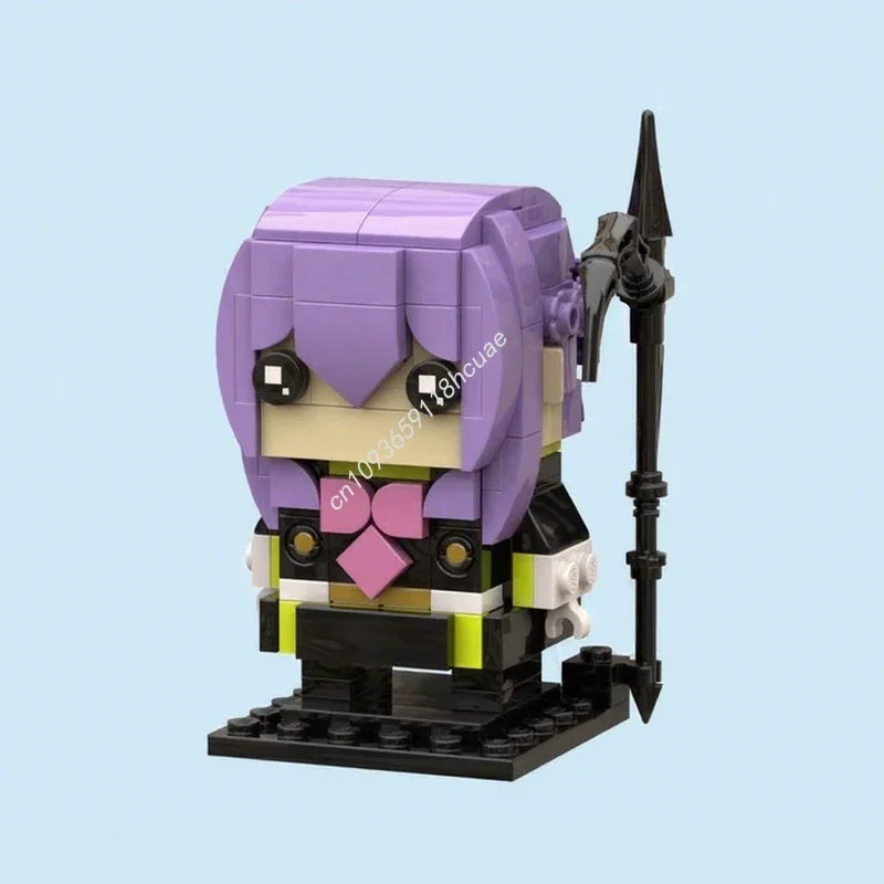 178pcs MOC Shinoa Owari No Seraphes Brickheadz Building Blocks Festival Gift Geometric Shape Recognition Aids Collections Decor