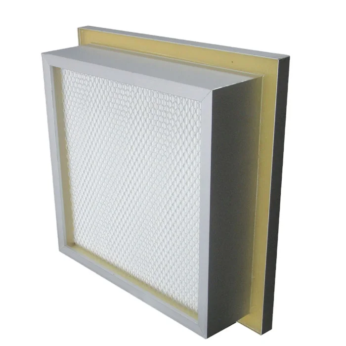 

High Efficiency Fiber Glass HEPA H14 Filter Gel-sealed Fiberglass Hepa Air Filters