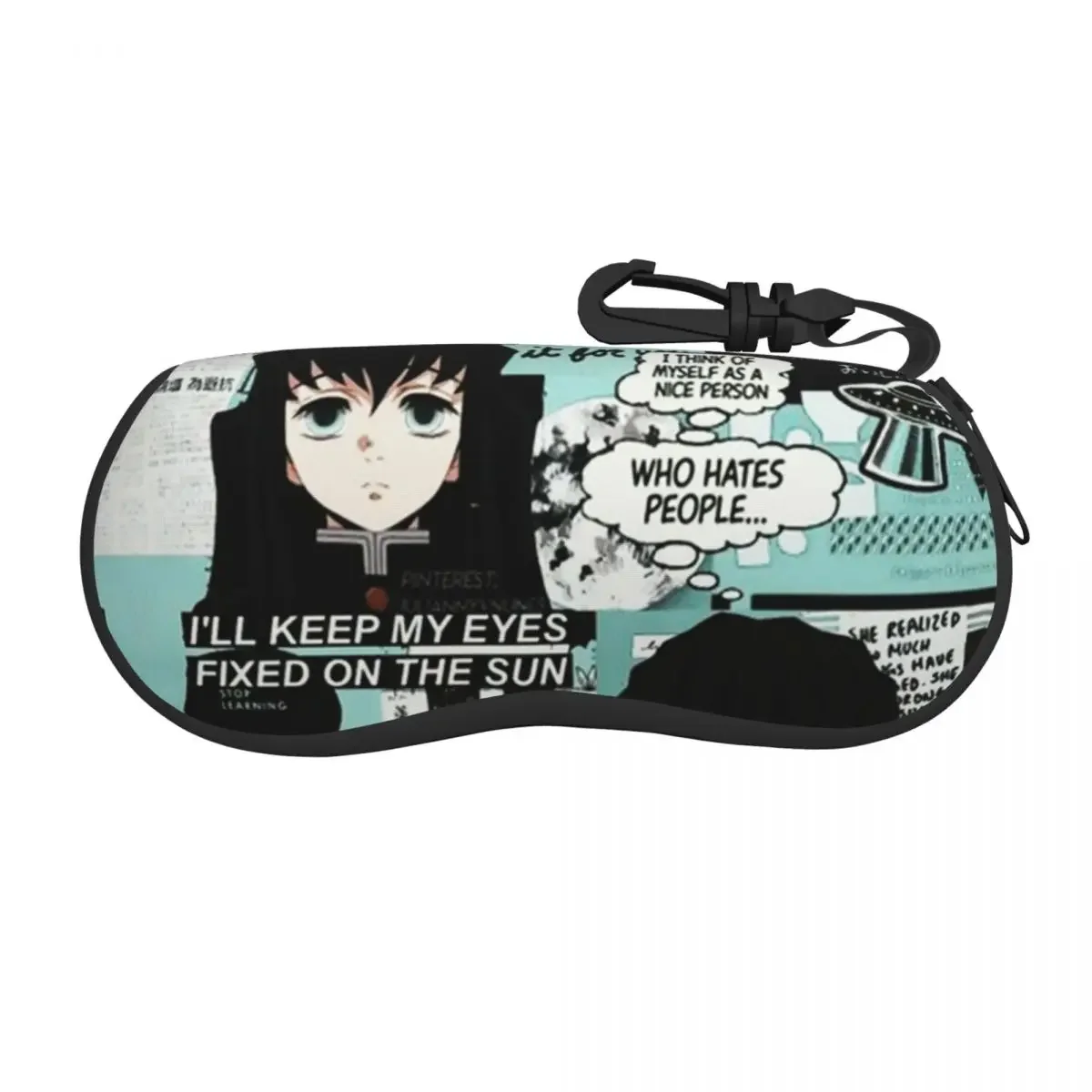 Muichiro Tokito Demon Slayer Eyeglass Glasses Case Women Men Soft Kimetsu No Yaiba Sunglasses Protective Pouch