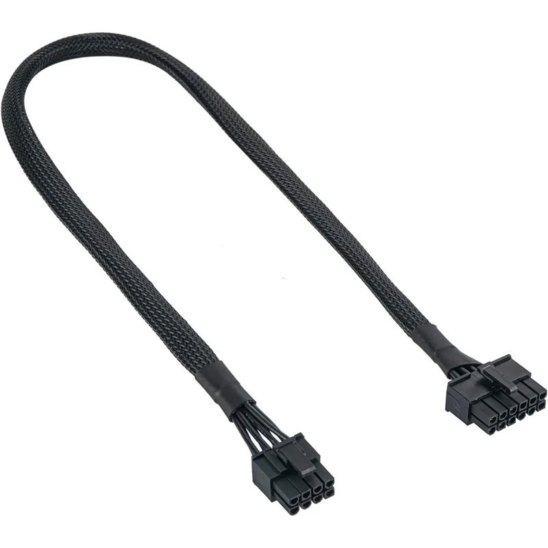 ABJG-PSU 12 Pin Male To Pcie 8 Pin (6+2) Male GPU Power Adapter Cable For Be Quiet 12Pin To Pcie 8Pin Power Cable