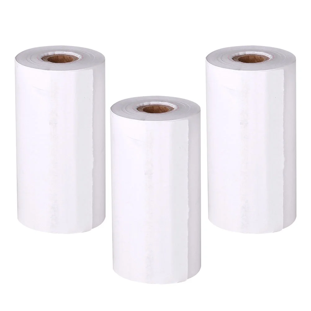 3 Rouleaux de papier pour appareil photo, papiers thermiques pour caisse enregistreuse, recharge d'imprimante instantanée pour enfant