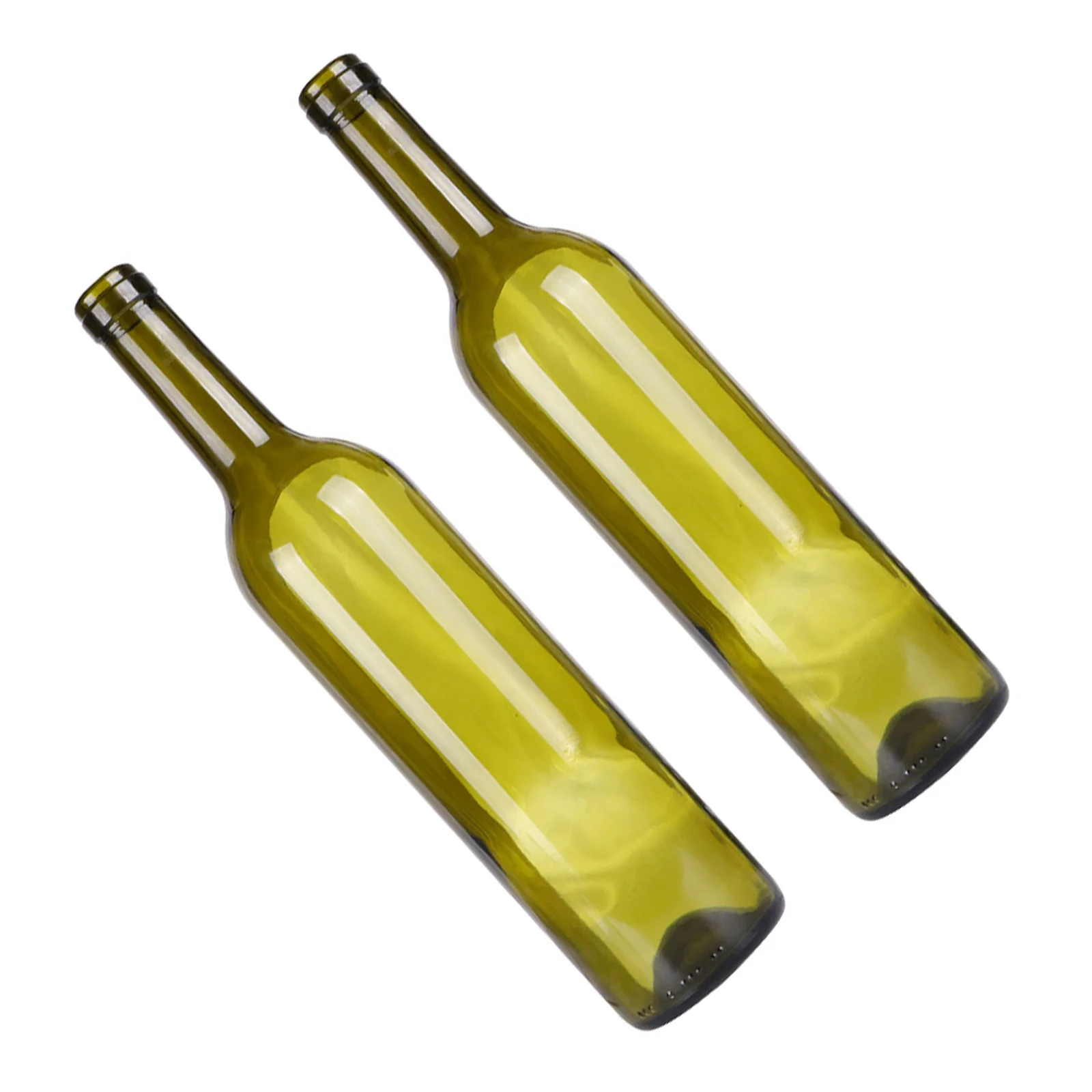 

2Pcs Glass Holder Cut Wine Bottle Vase Planter Decorative Succulent Pot Table Centerpiece Home Decor Wine Bottle Vase