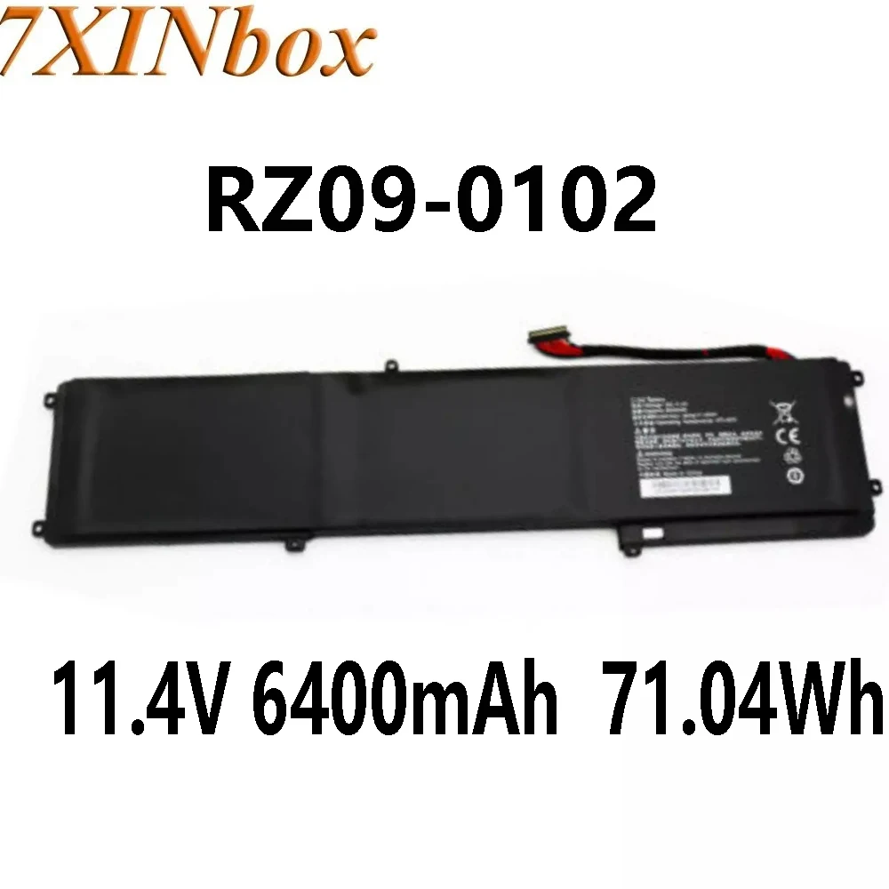 7XINbox RZ09-0102 11.1V 71.04Wh 6400mAh Laptop Battery For Razer Blade RZ09 RZ09-01161E31 RZ09-01020101 RZ09-01161E32-R3U1 14