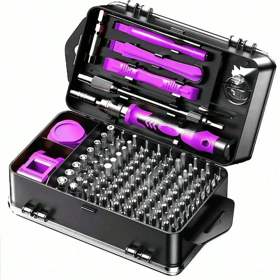 115-In-1 Precision Screwdriver Set, Men's Tool Gift, Repair Tools Including Torx Tri-Wing Head, Suitable For Computers, Glasses