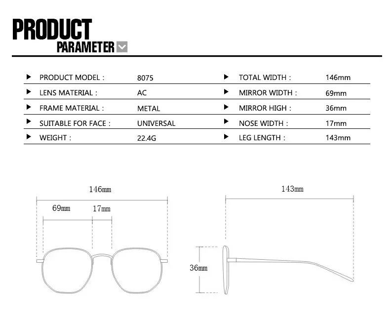 Neue helle farbige Sonnenbrille für Damen, silberne Sonnenbrille für frühes Frühjahr für würzige Mädchen, Quecksilber-Linsenmode – Detail 4