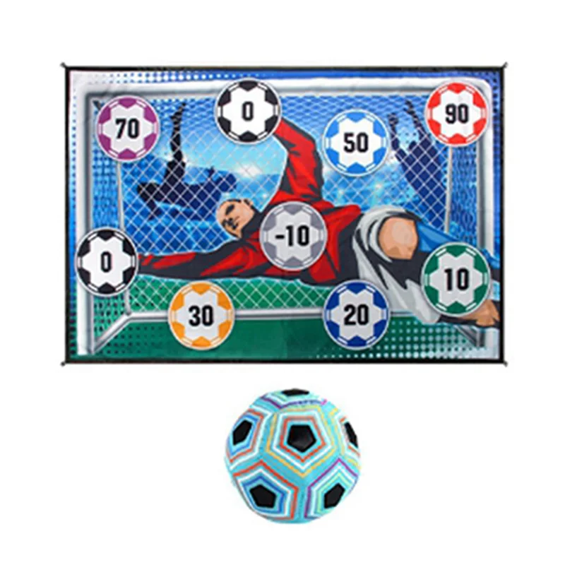 B93B-2X Soccer Game Mat Set Outdoor Indoor Soccer Multiplayer Competitive Soccer Games Children Football Training