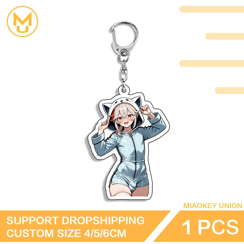 Boy Or Girl Key Rings Transparent Personality Acrylic Standee Car Backpacks Accessories Not Safe For Work Back To School