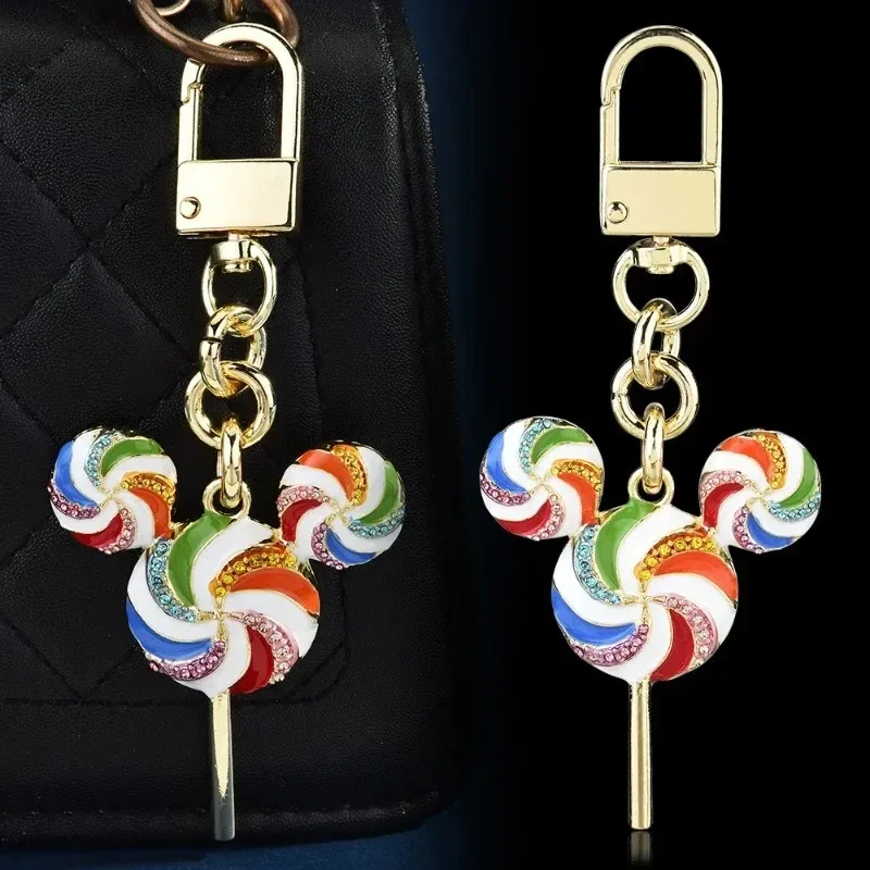 Chaveiros retrô, pingentes de mochila doce, lindos sacos de pirulito de arco-íris, peças de carro, pingentes de bolsa