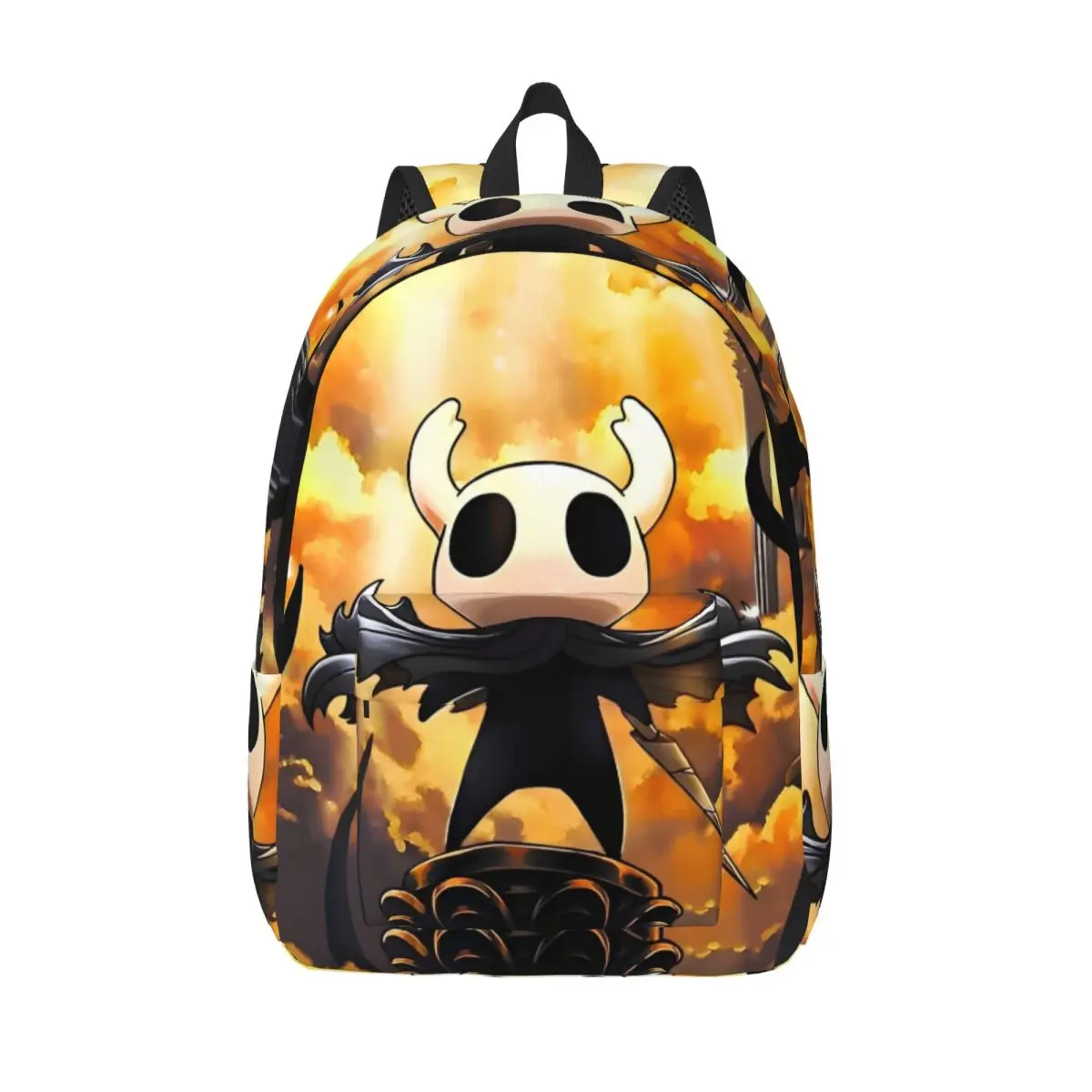 

Модный рюкзак Hollow Knight с забавными играми и карманами, студенческий рюкзак для пешего туризма и путешествий для мужчин и женщин, холщовые сумки для колледжа
